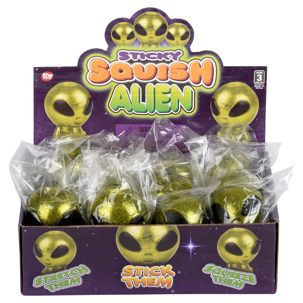 Squish Sticky Alien (12 PC Display)