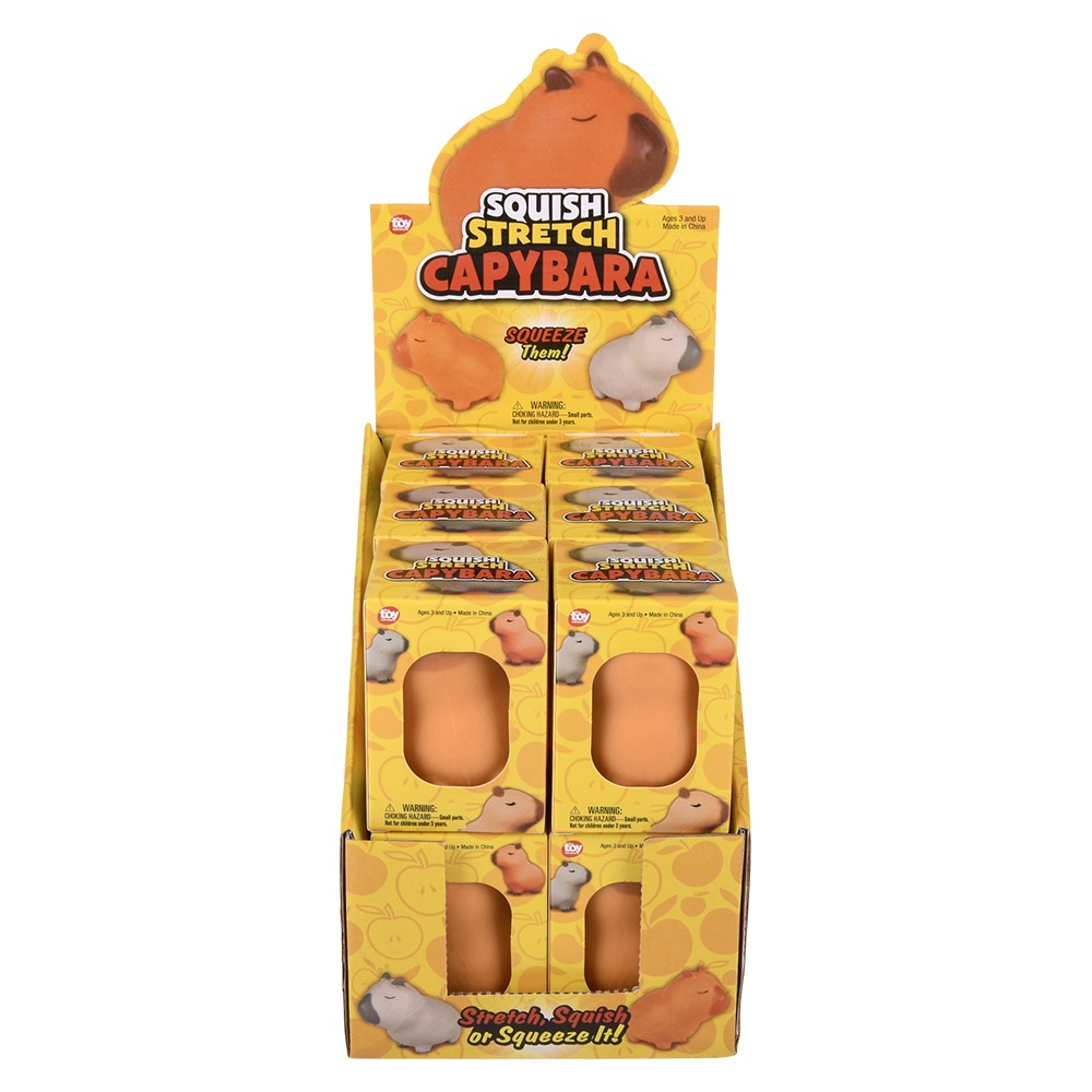 Capybara Squish & Stretch Fidget Toy (1 DSP)