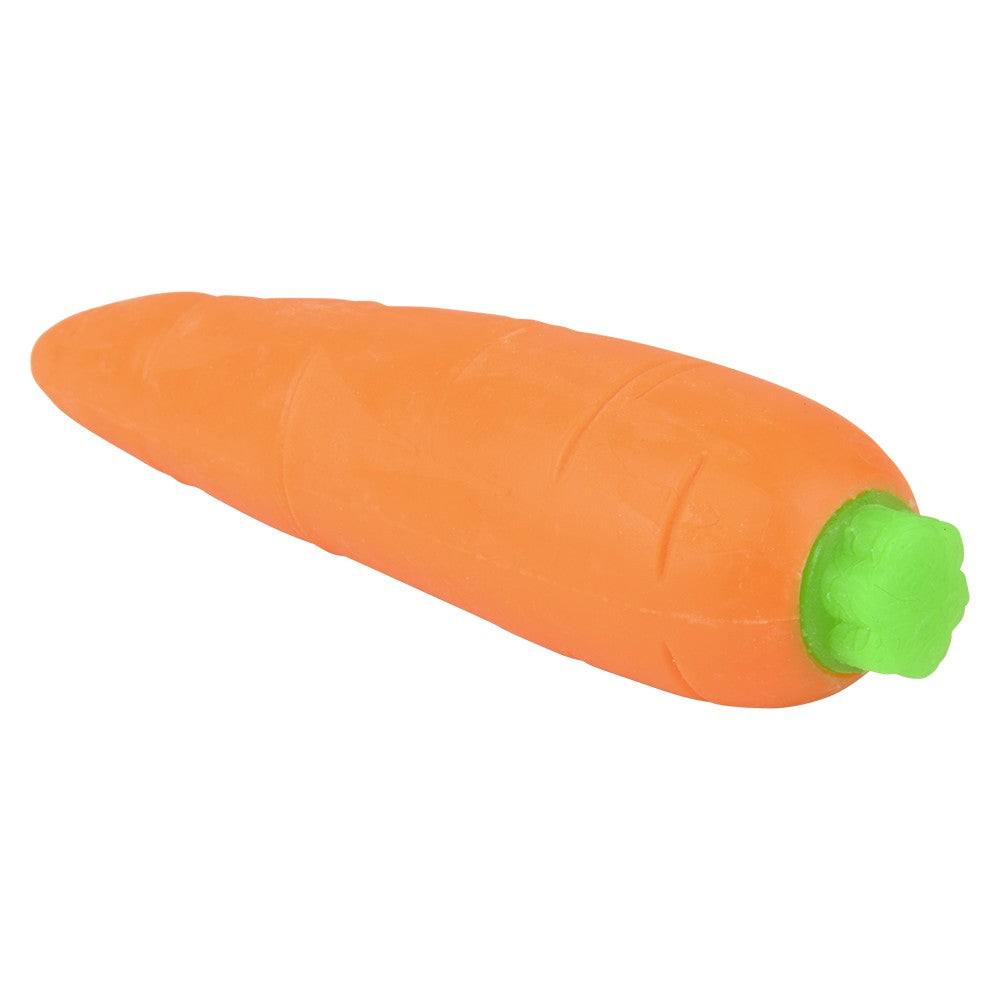 Stretch And Squeeze Carrot Fidget Toy (12 Pc Display)