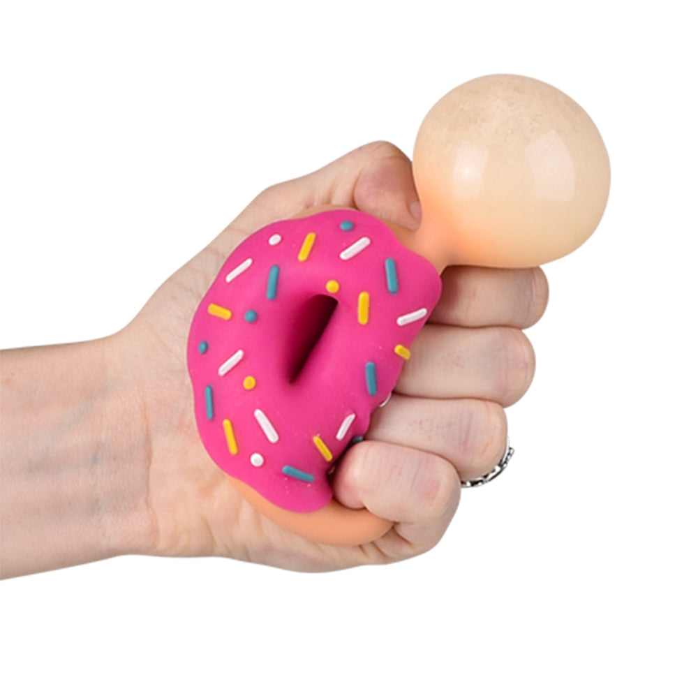 Squish and Stretch Donut Fidget Toys (12 PC Display)