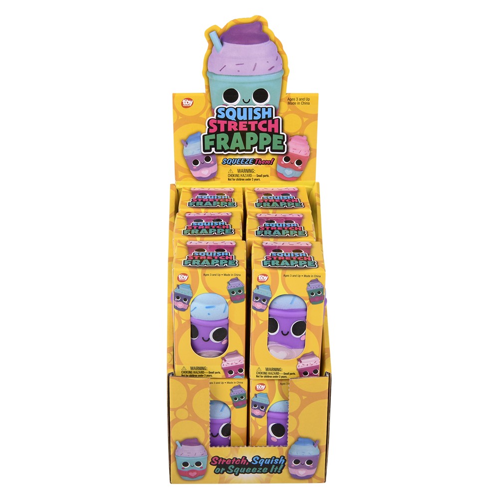 Squish and Stretch Frappe Toy (12 Pc Display)