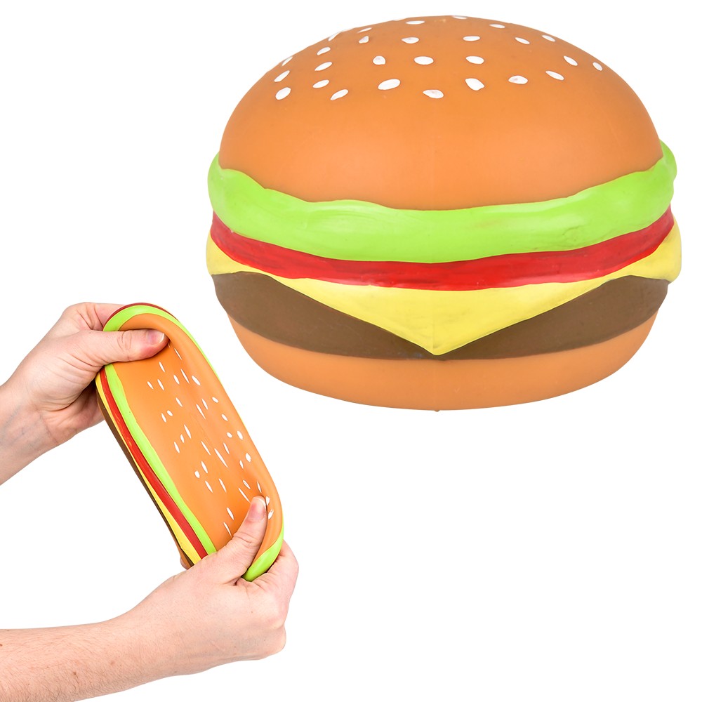 Squish and Stretch Hamburger (12 PC Display)