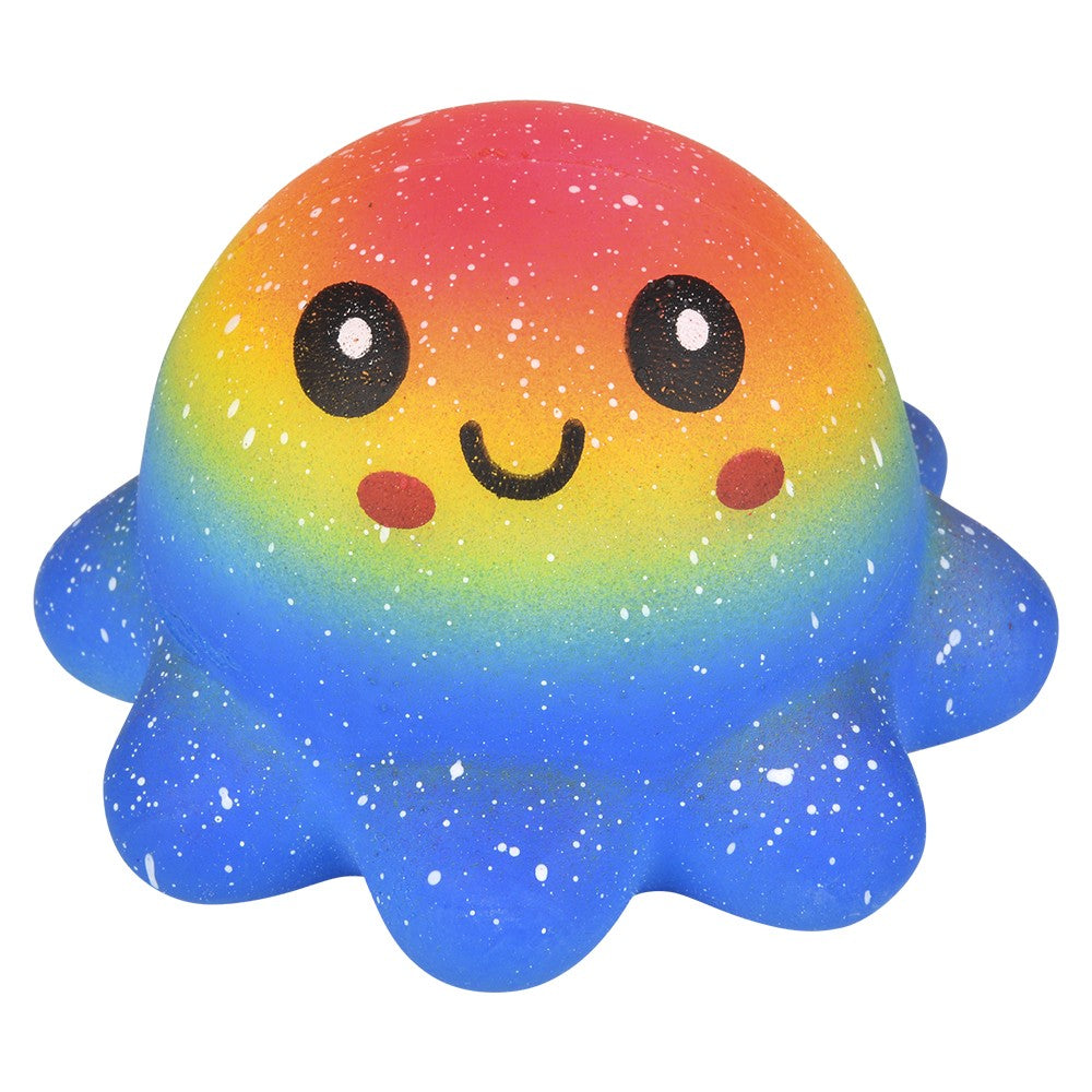 Squish and Stretch Rainbow Octopus (12 Pc Display)
