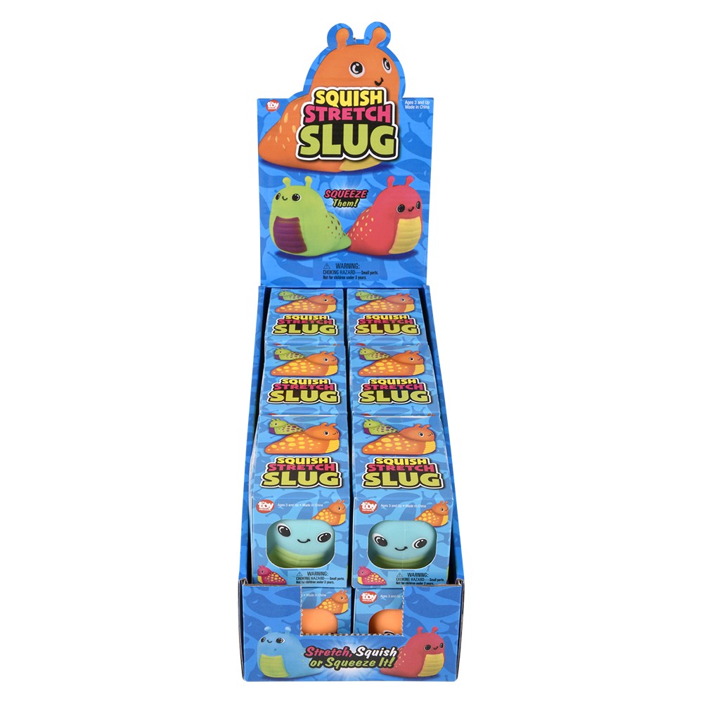 Squish and Stretch Slug (12 PC Display)