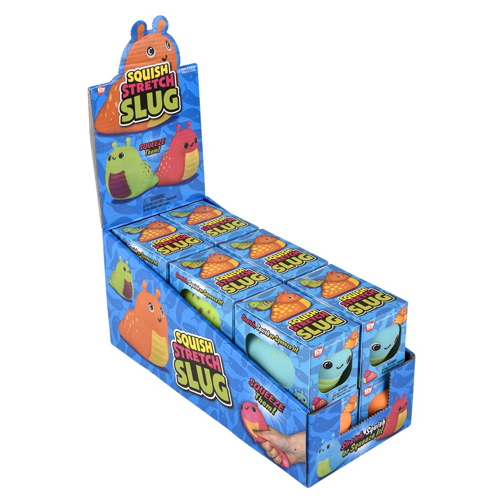 Squish and Stretch Slug (12 PC Display)