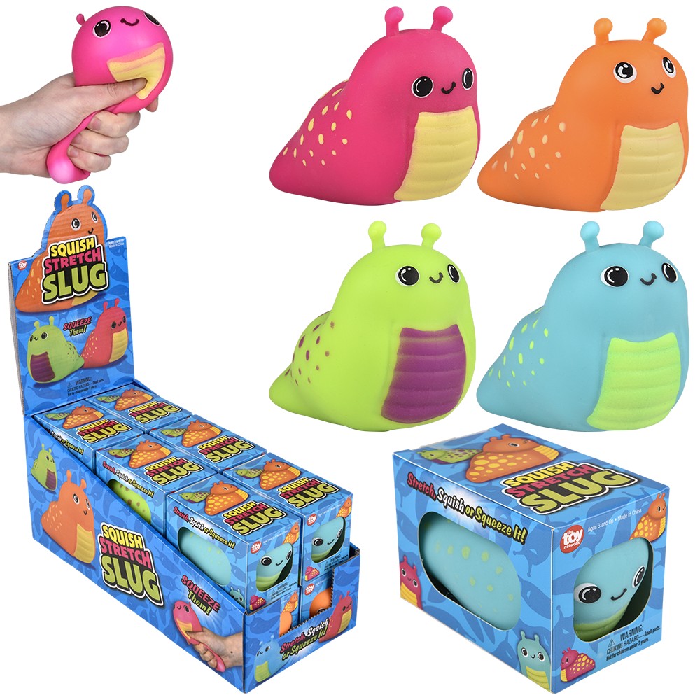 Squish and Stretch Slug (12 PC Display)