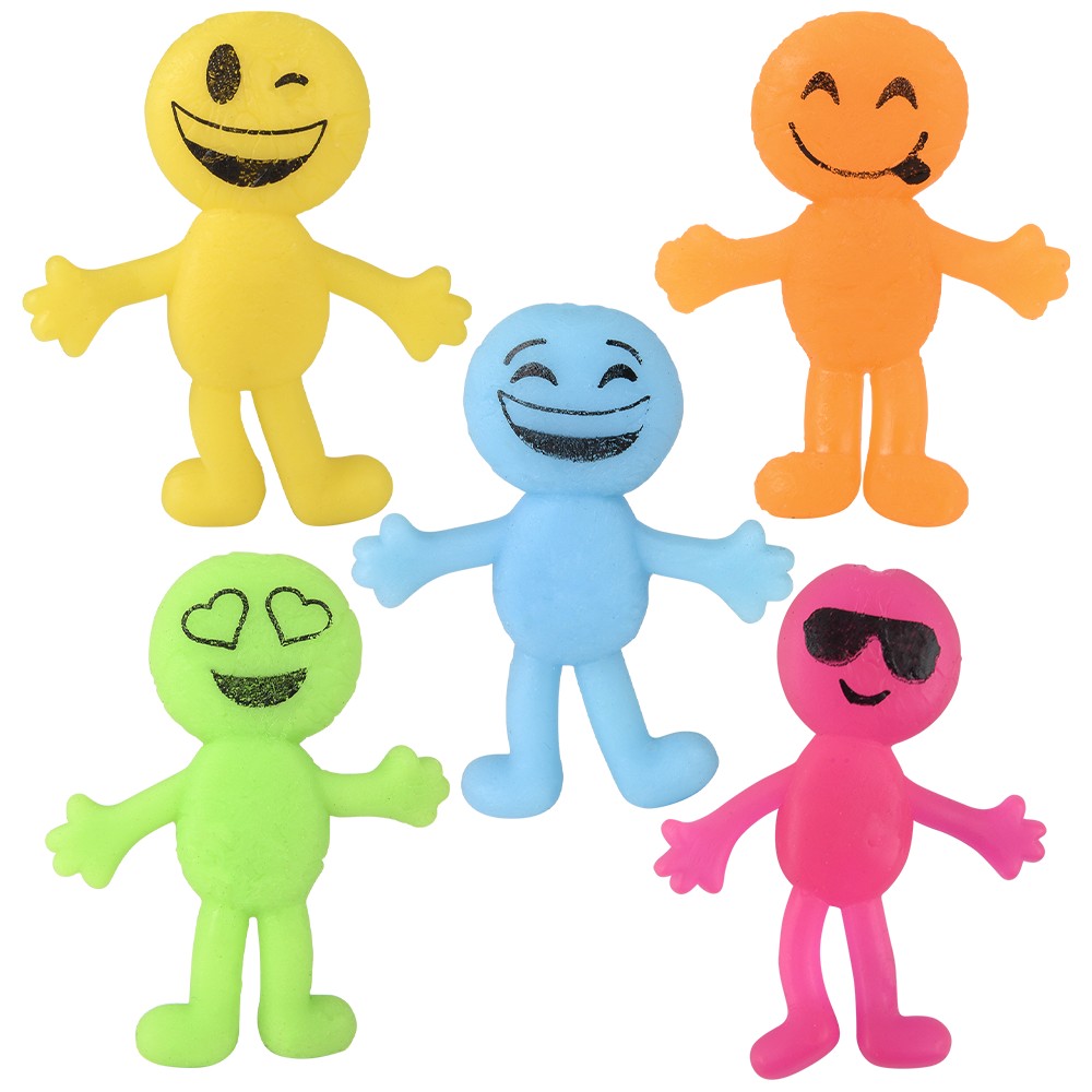 Stretch Emoticon Figures (100 Ct)