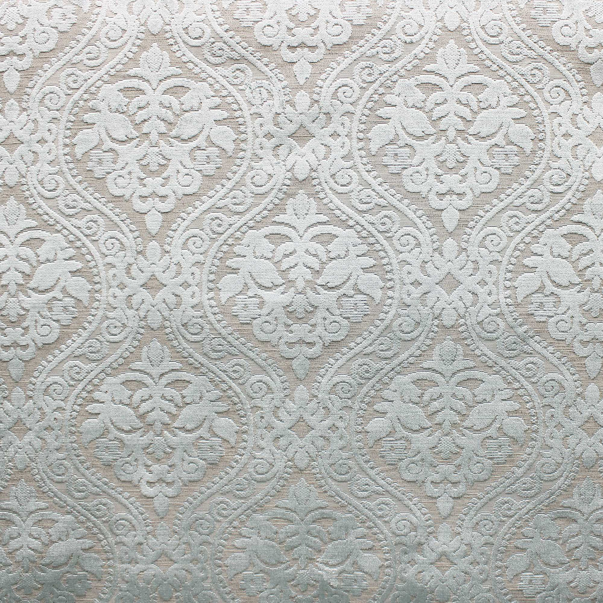 Catrina Fabric Damask Cut Velvet Fabric - Beige, Sky, Royal, Steel, 56" Width (1 Yard)