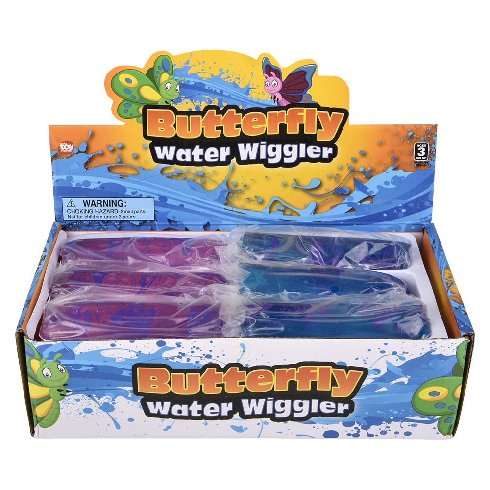 Butterfly Print Water Wiggler (1 DZ)