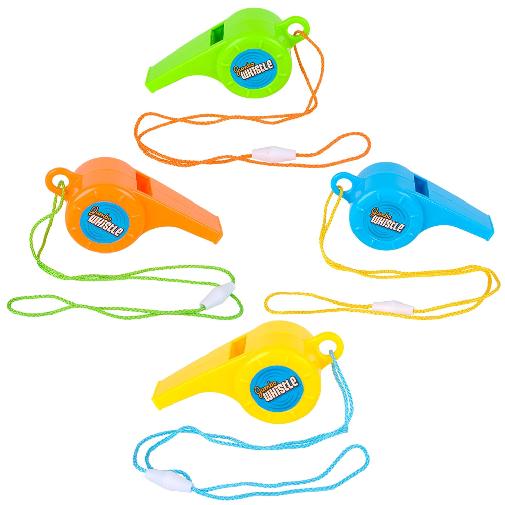 Jumbo Novelty Whistle (12 Pc Display)