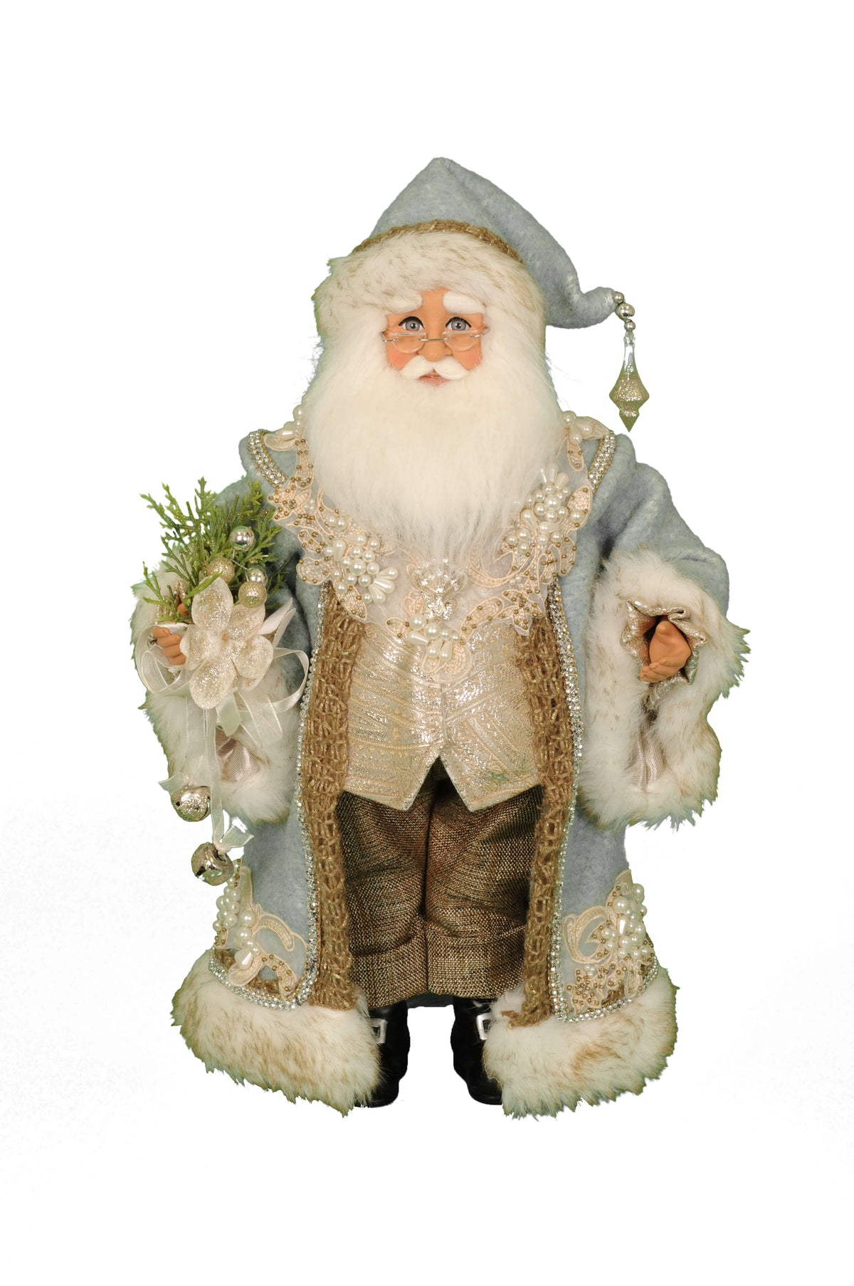 Tiffany Blue Santa