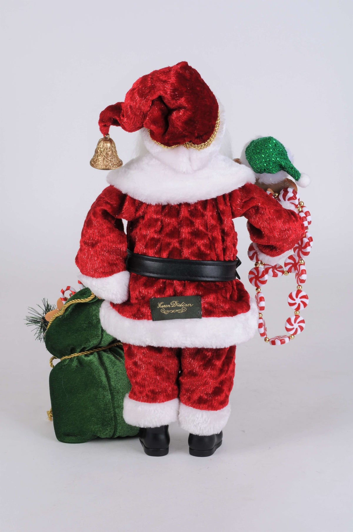 Lighted Peppermint & Goodies Santa