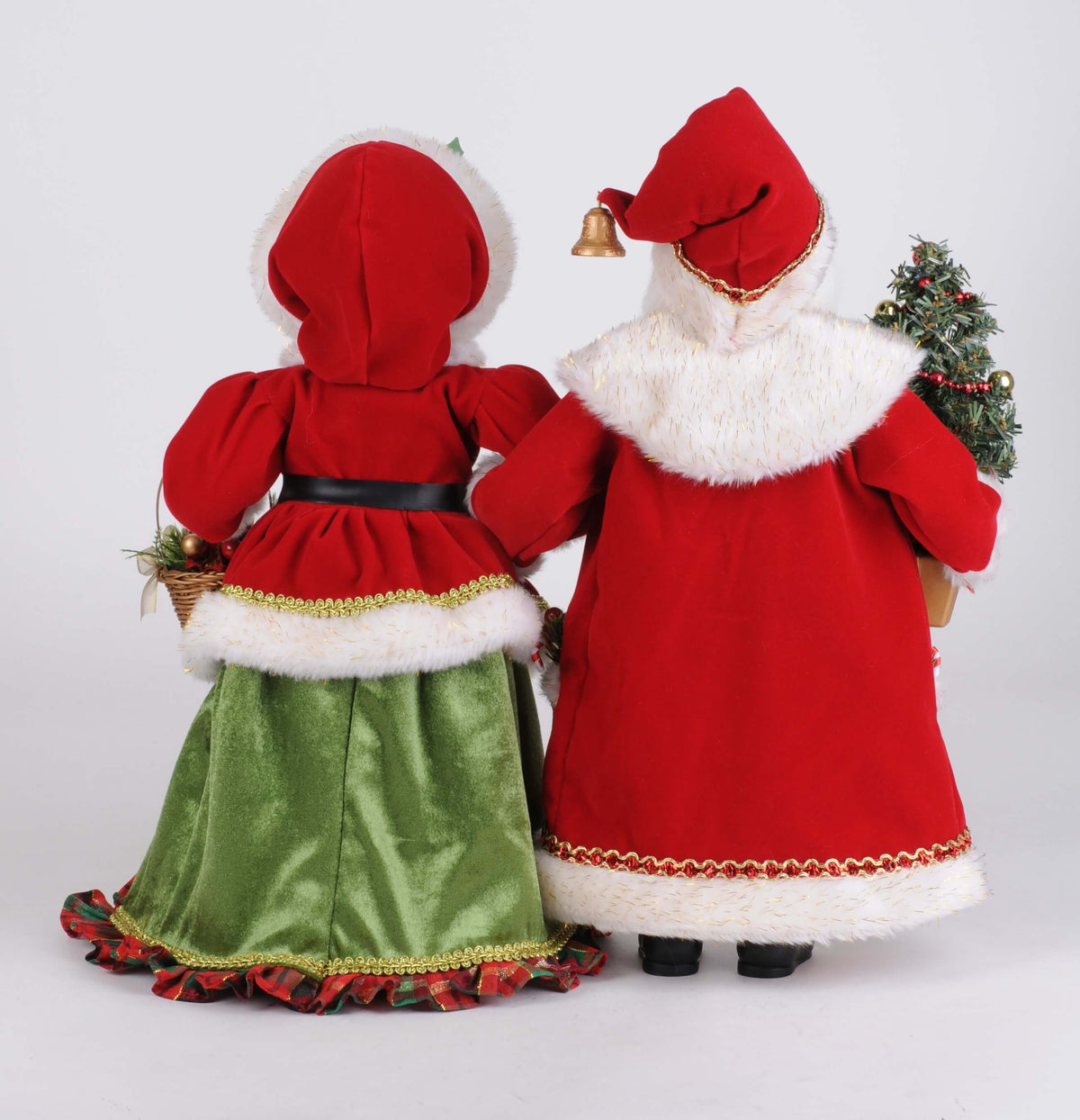 Karen Didion Lighted Strolling Mr. and Mrs. Claus