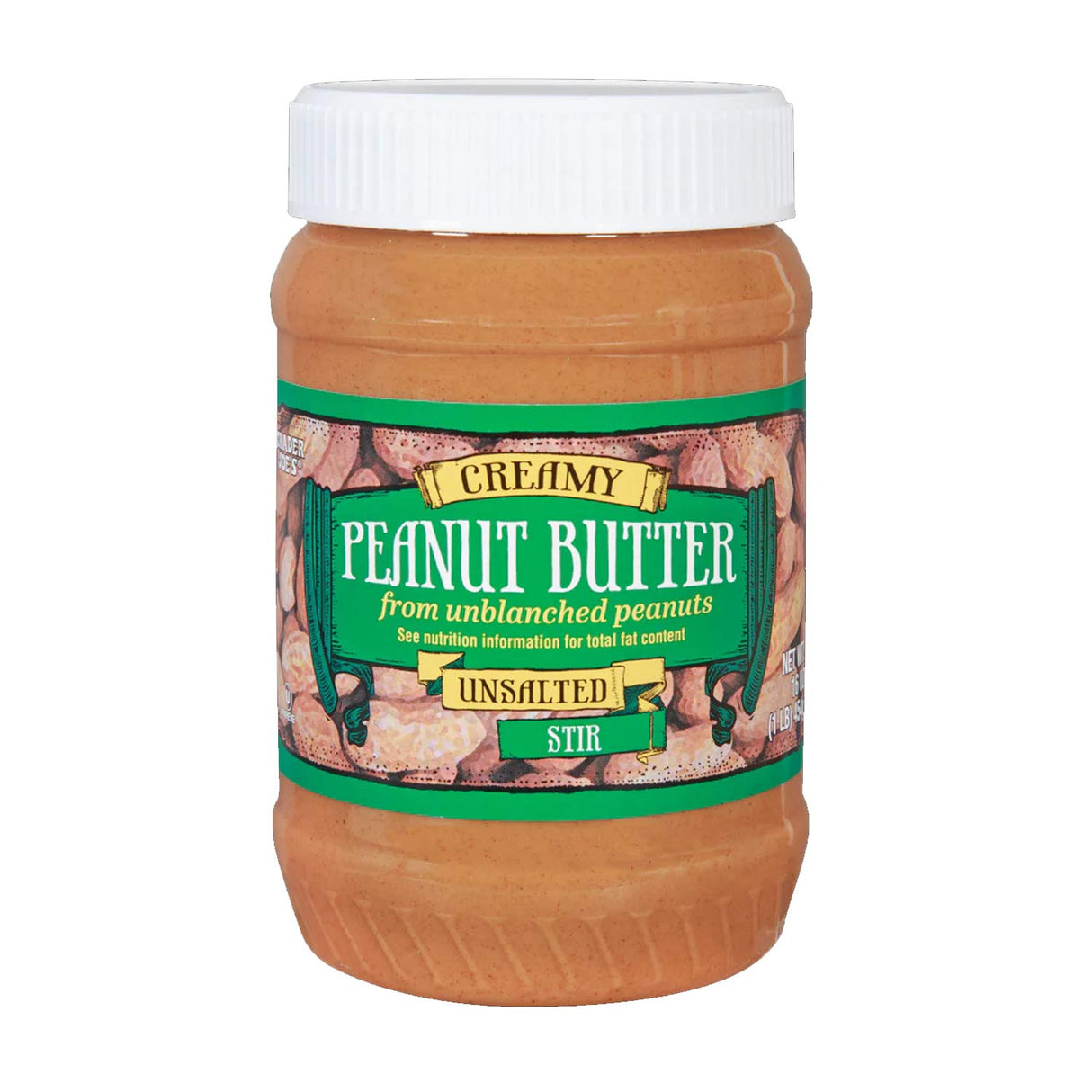 Creamy Peanut Butter Unsalted 16 Oz