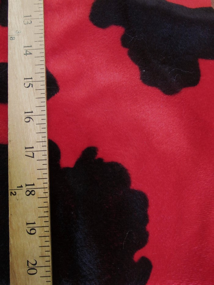 Purple/Black Velboa Faux Fur Fabric by the Yard