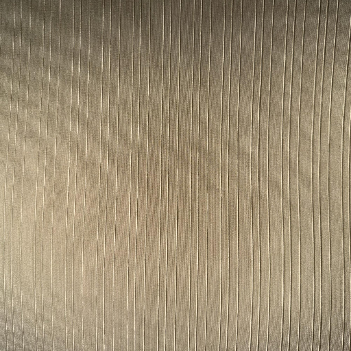 Charlotte Thin Stripe Silk Fabric - Beige Thin Stripe, 54" Width (1 Yard)