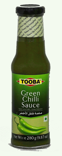 TOOBA GREEN CHILLI SAUCE 280gm