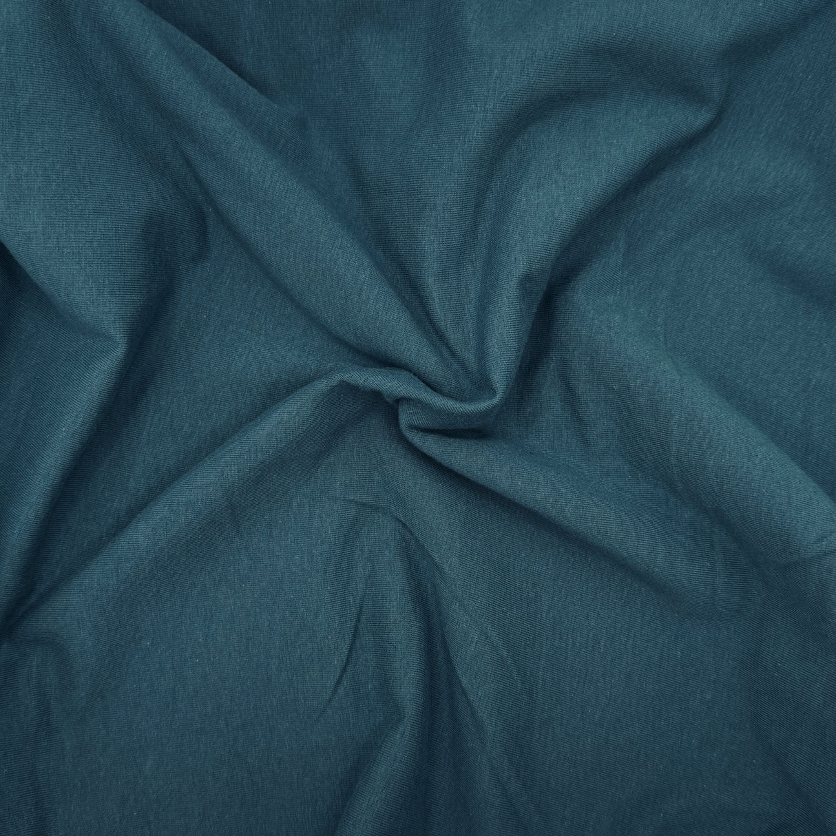Cotton Spandex Jersey Knit Fabric Dark Teal 4-Way Stretch