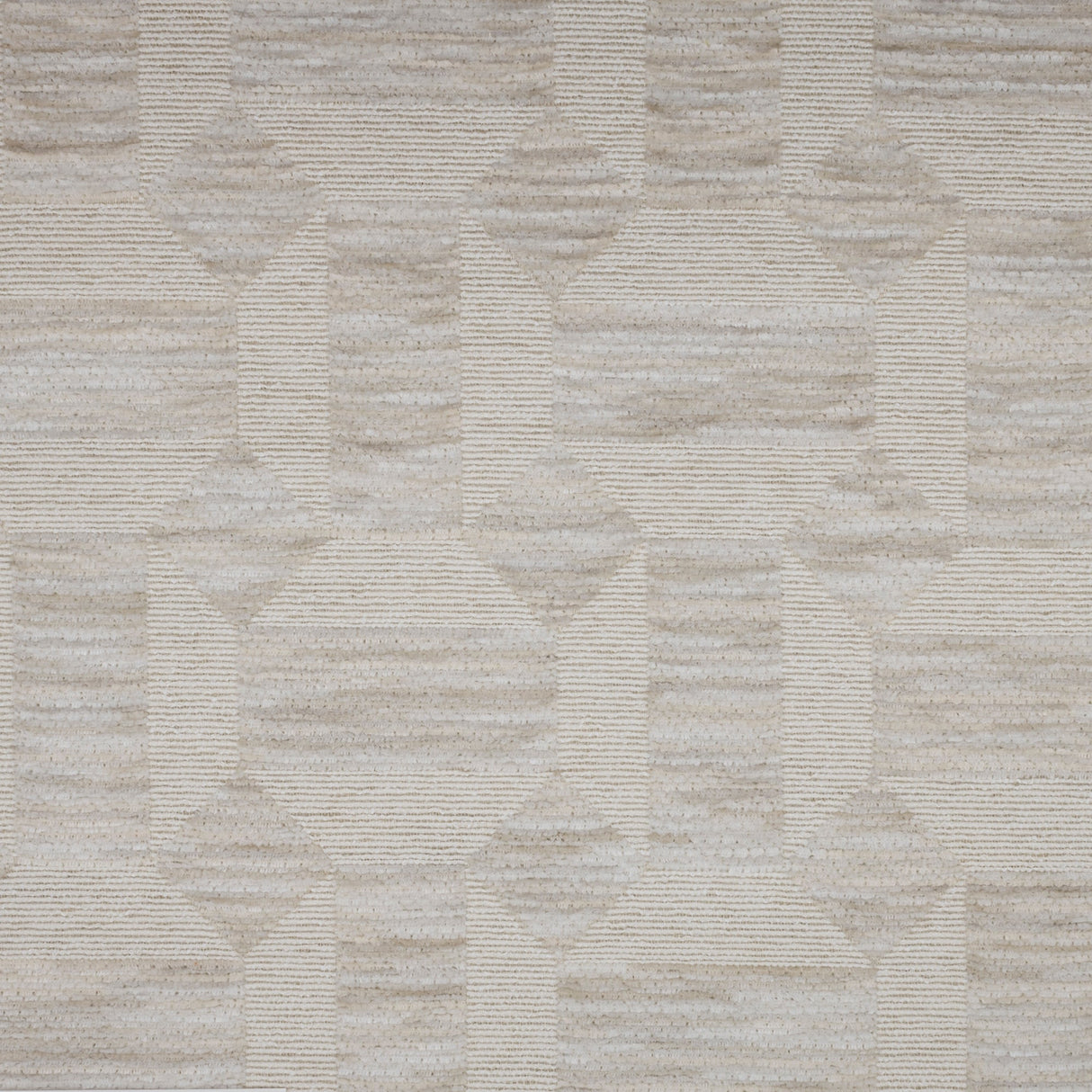Chenille Jacquard Geometric Upholstery Fabric