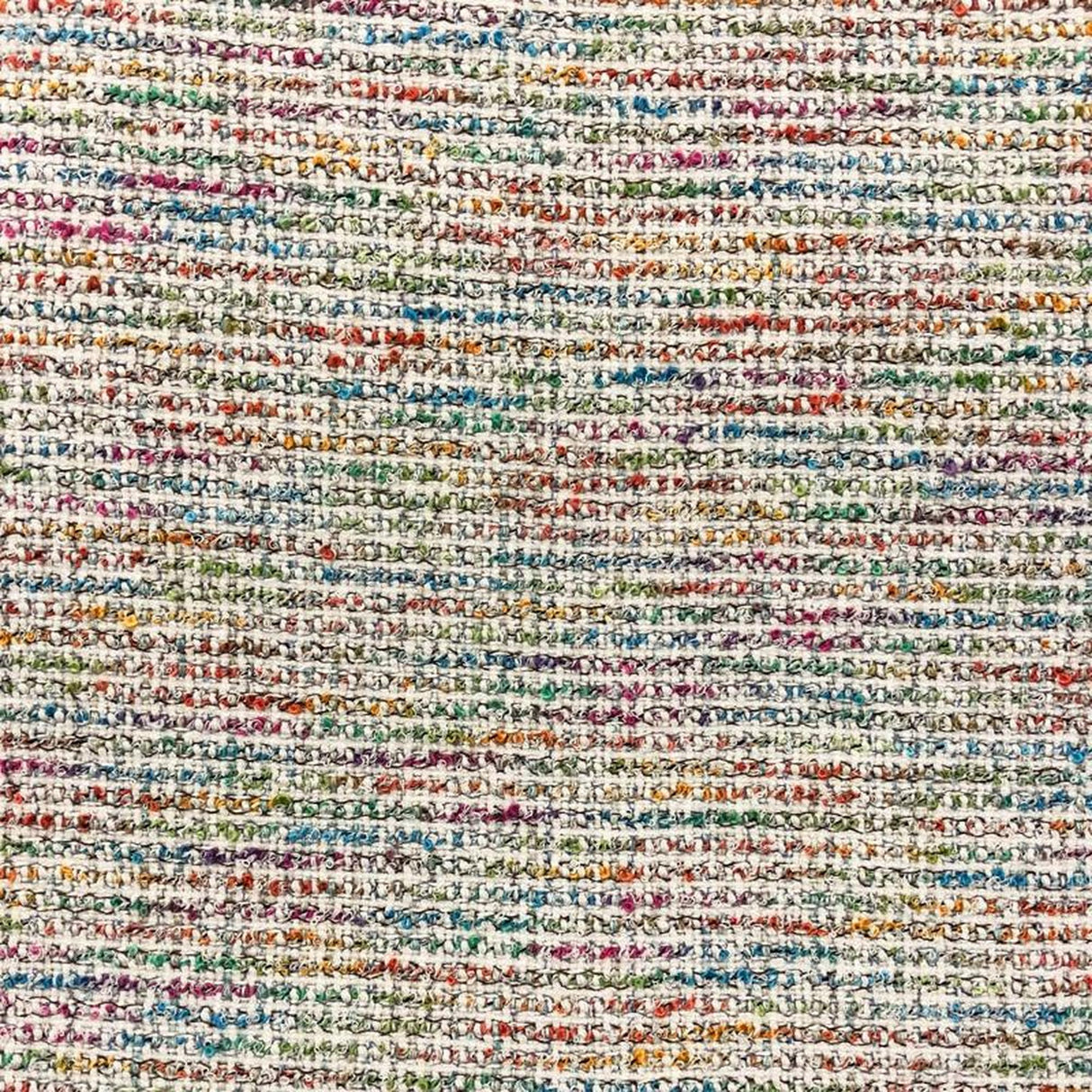 Cody Fabric Polyester Viscose Fabric - Multi-Colored Textured Linen Look, 58" Width (1 Yard)