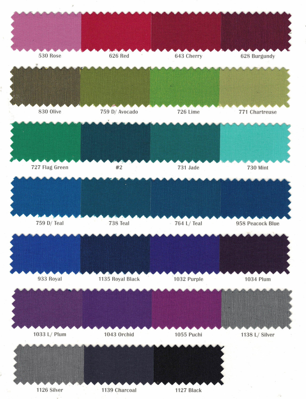 Stretch Taffeta Fabric - Multiple Solid Colors, 57/58" Width (Continuous Yards)