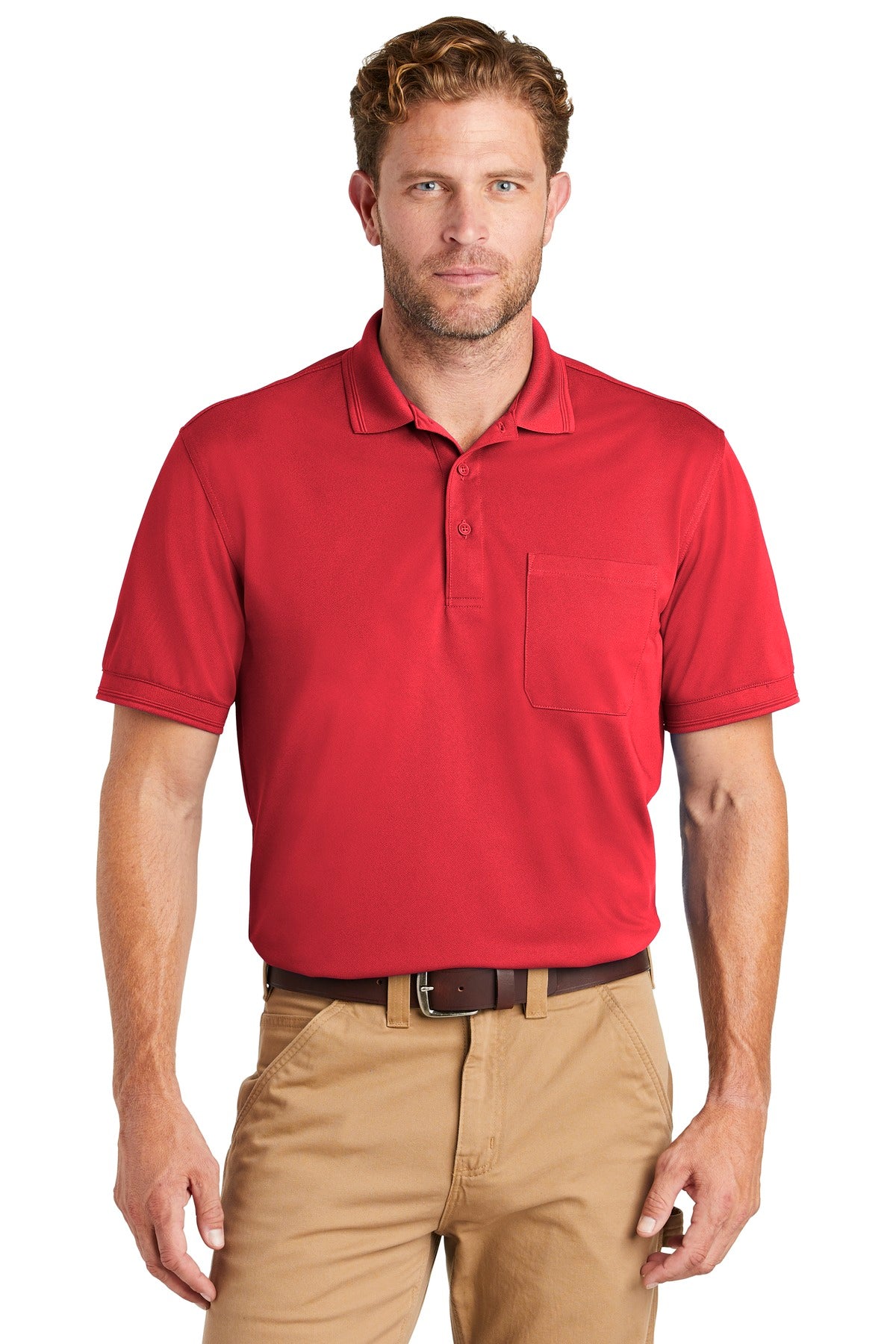 CornerStone ® Industrial Snag-Proof Pique Pocket Polo