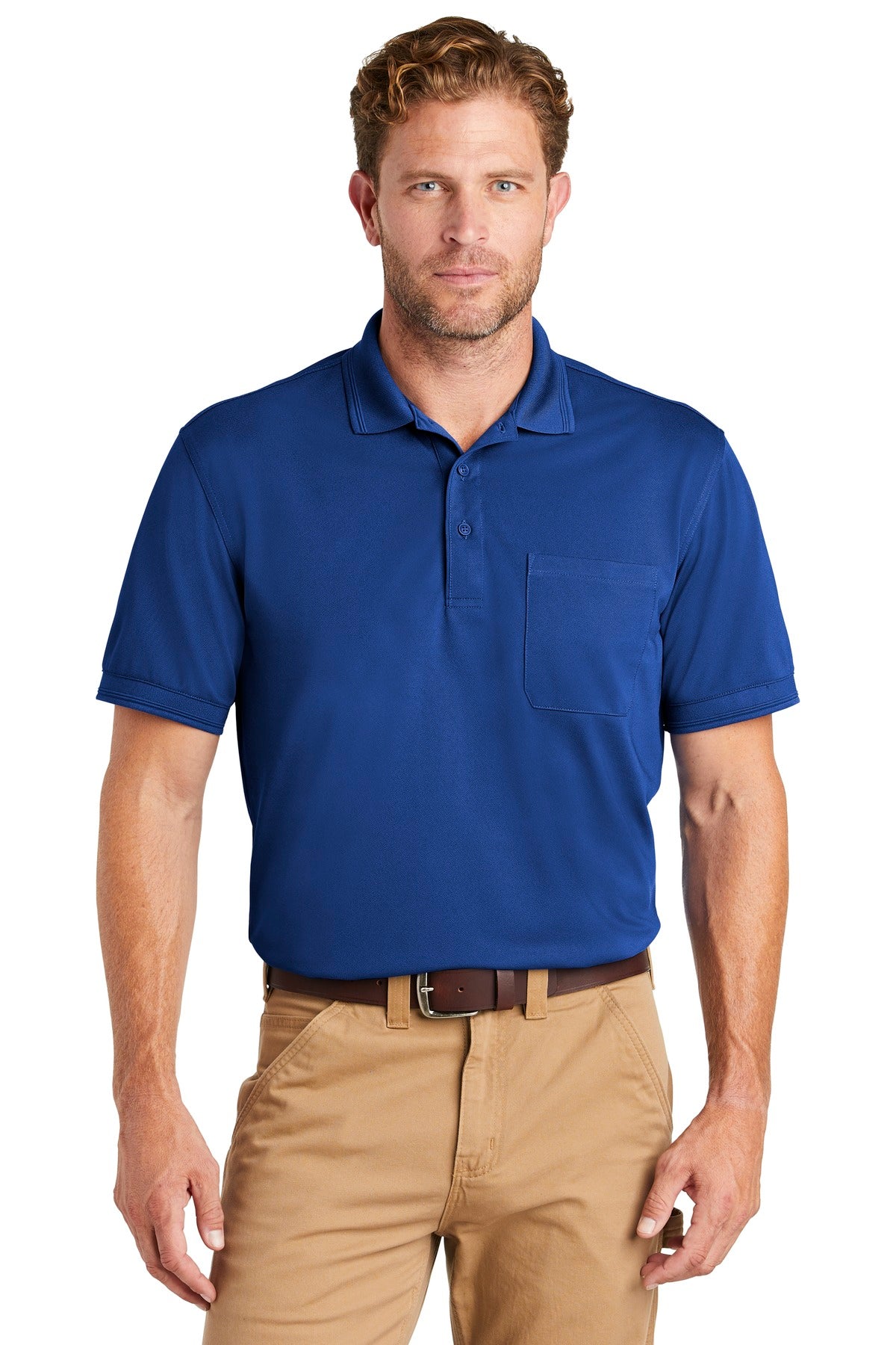 CornerStone ® Industrial Snag-Proof Pique Pocket Polo