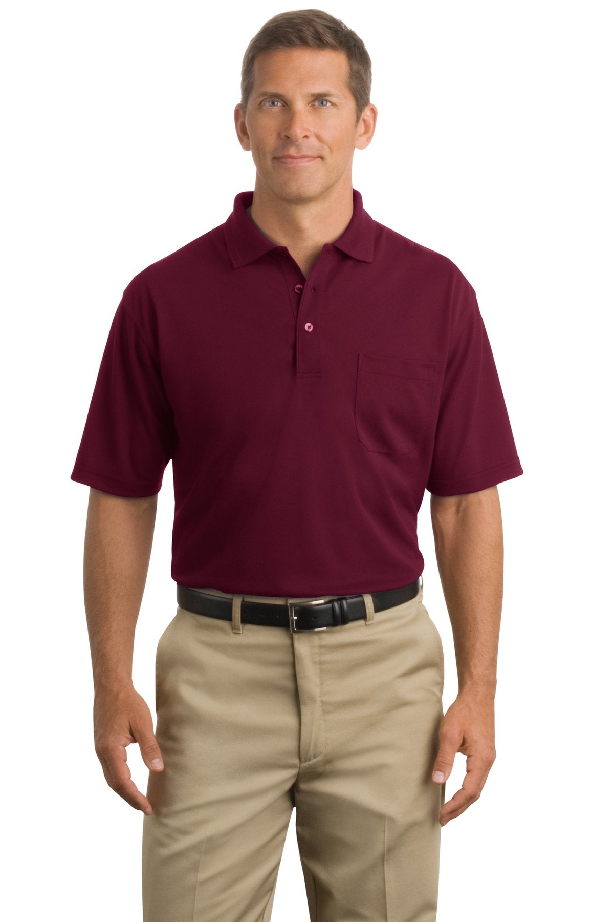 CornerStone® - Industrial Pocket Pique Polo