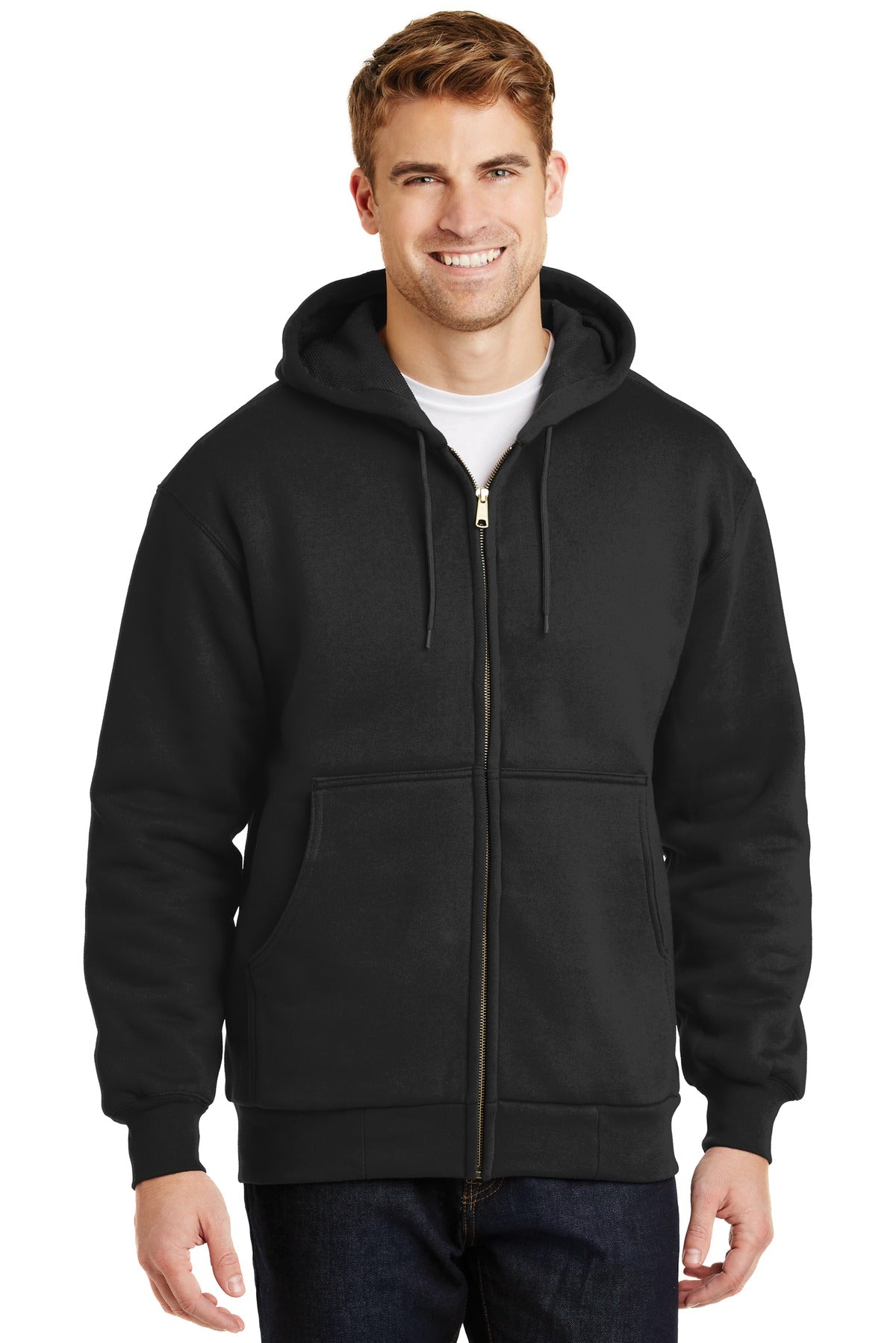 CornerStone® - Heavyweight Full-Zip Hooded Sweatshirt with Thermal Lining