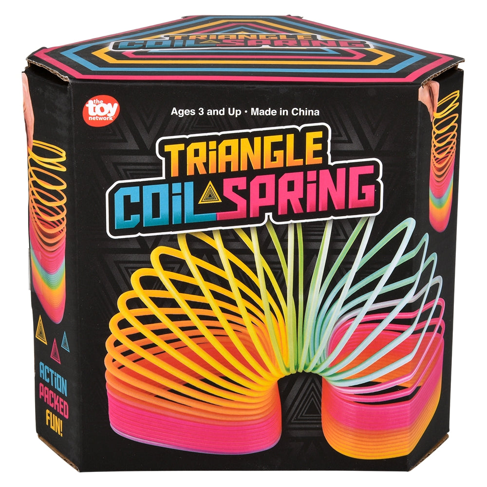 Rainbow Coil Spring 5" Jumbo Triangle