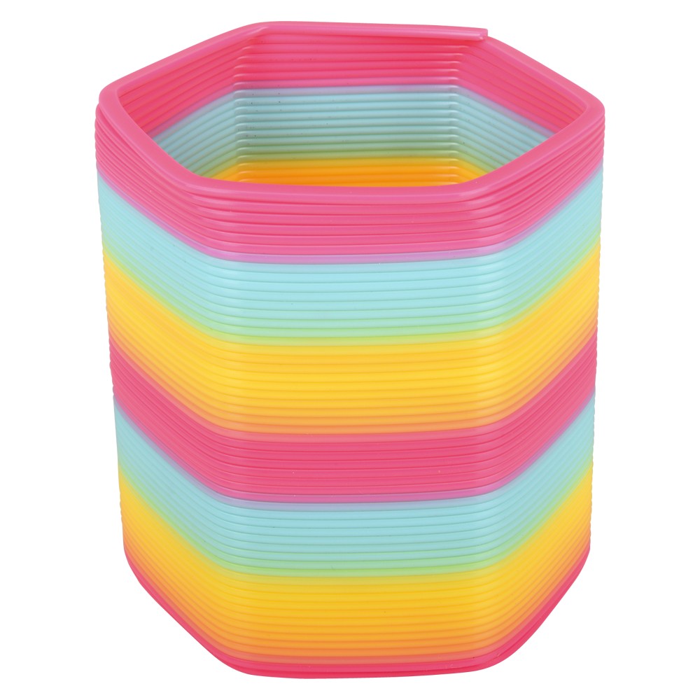 Rainbow Coil Spring 6" Mega Hexagon