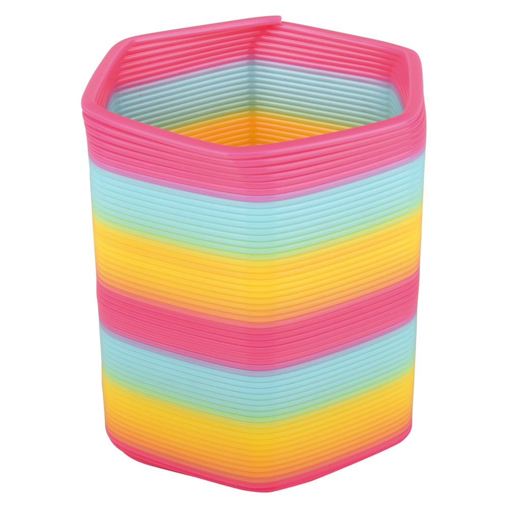 Rainbow Coil Spring 6" Mega Hexagon