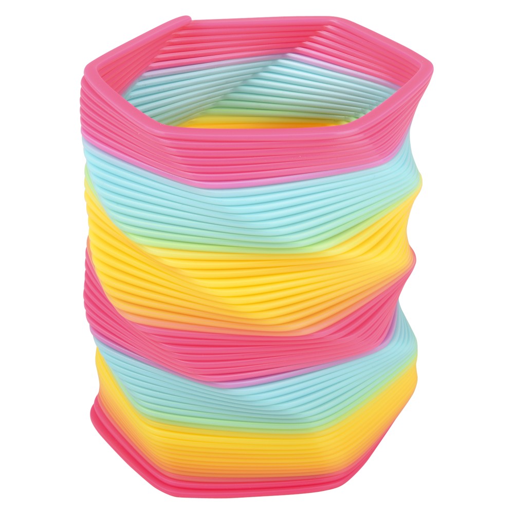 Rainbow Coil Spring 6" Mega Hexagon