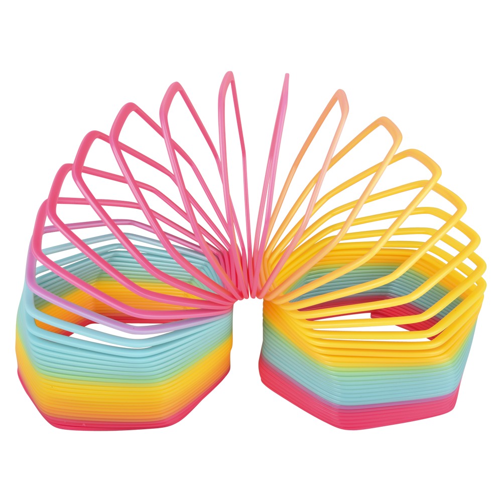 Rainbow Coil Spring 6" Mega Hexagon