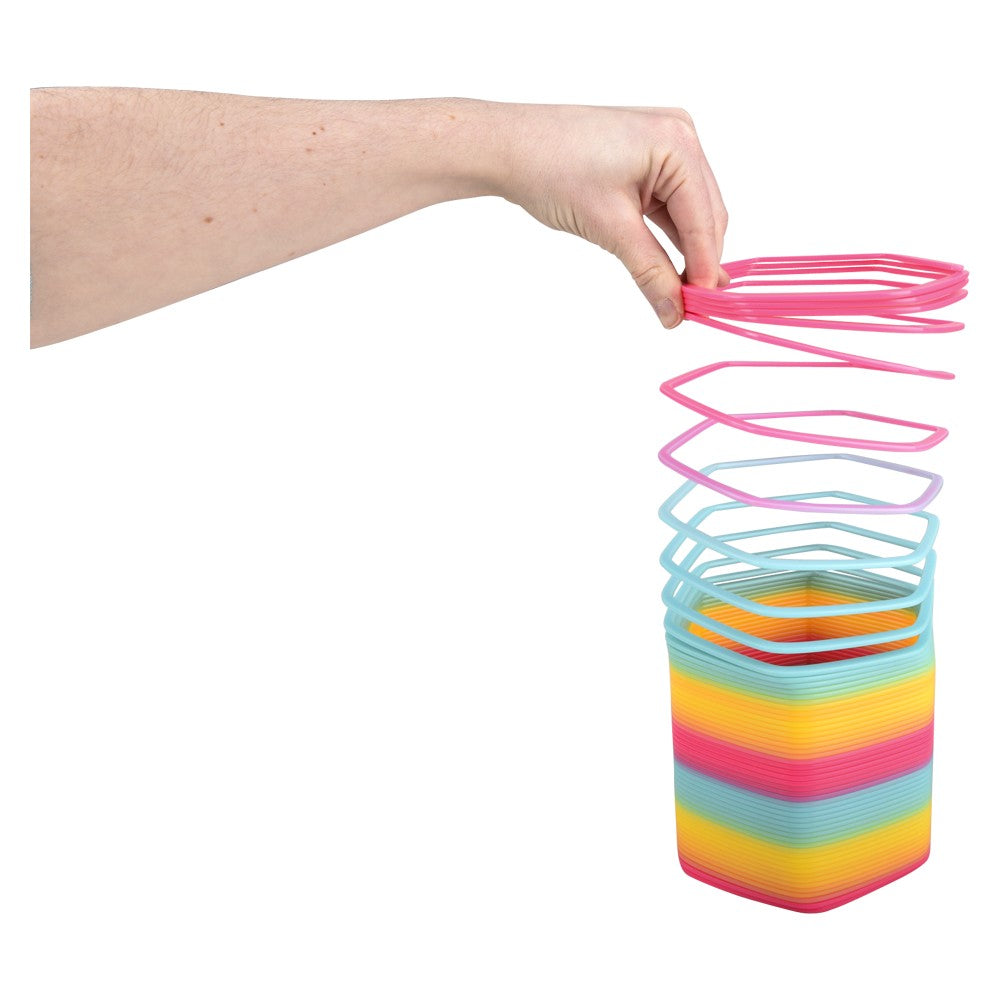 Rainbow Coil Spring 6" Mega Hexagon