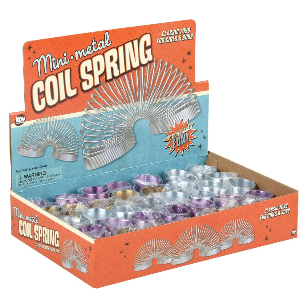 Mini Metal Coil Spring 1" (36 Pc Display)