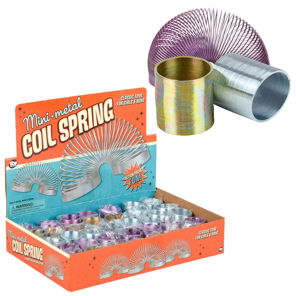 Mini Metal Coil Spring 1" (36 Pc Display)