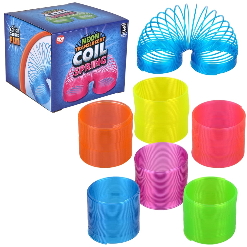 Neon Translucent Coil Spring (1 DZ)