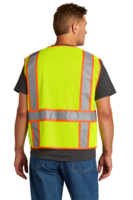 CornerStone ® ANSI 107 Class 2 Mesh Zippered Two-Tone Vest