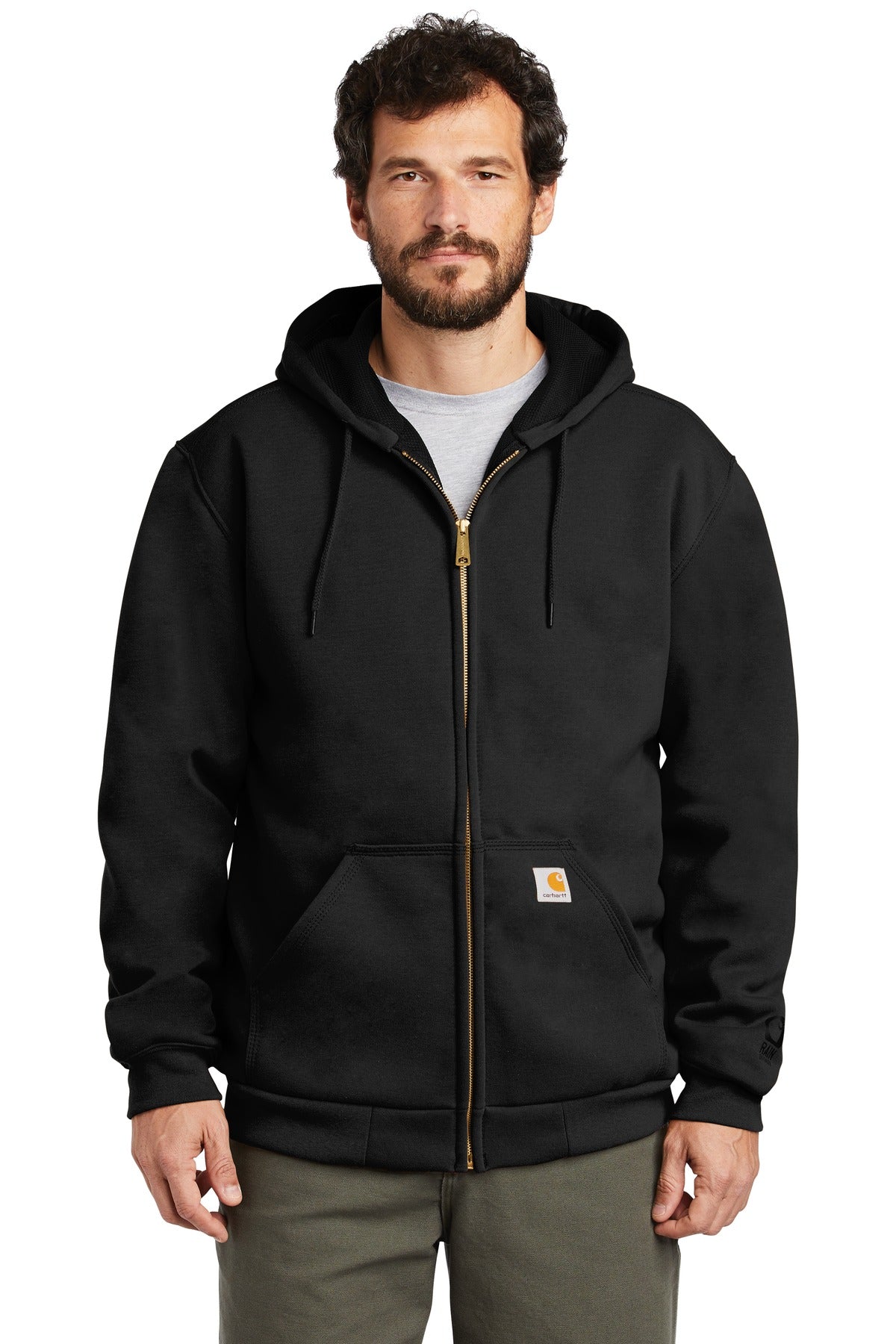 Carhartt ® Rain Defender ® Rutland Thermal-Lined Hooded Zip-Front Sweatshir