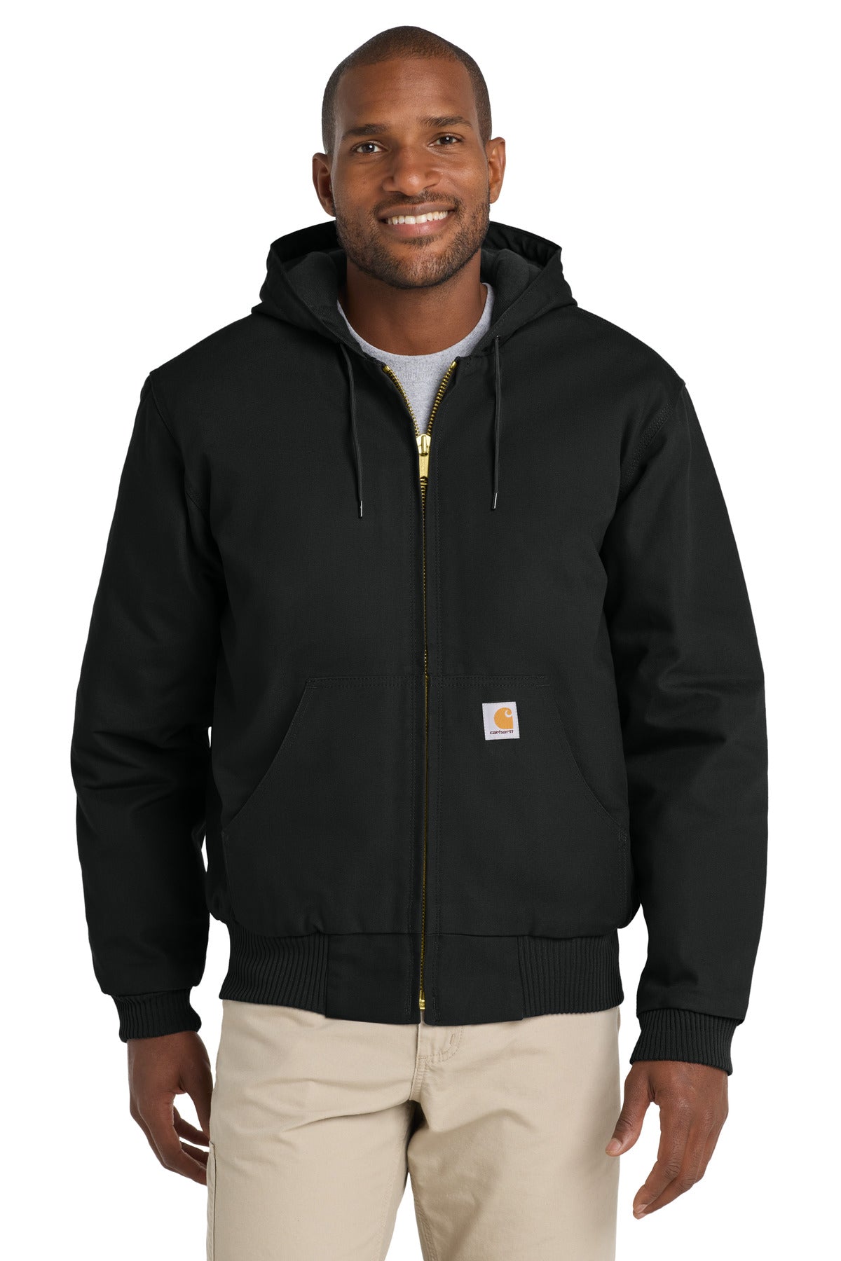 Carhartt ® Quilted-Flanne-Lined Duck Active Jac