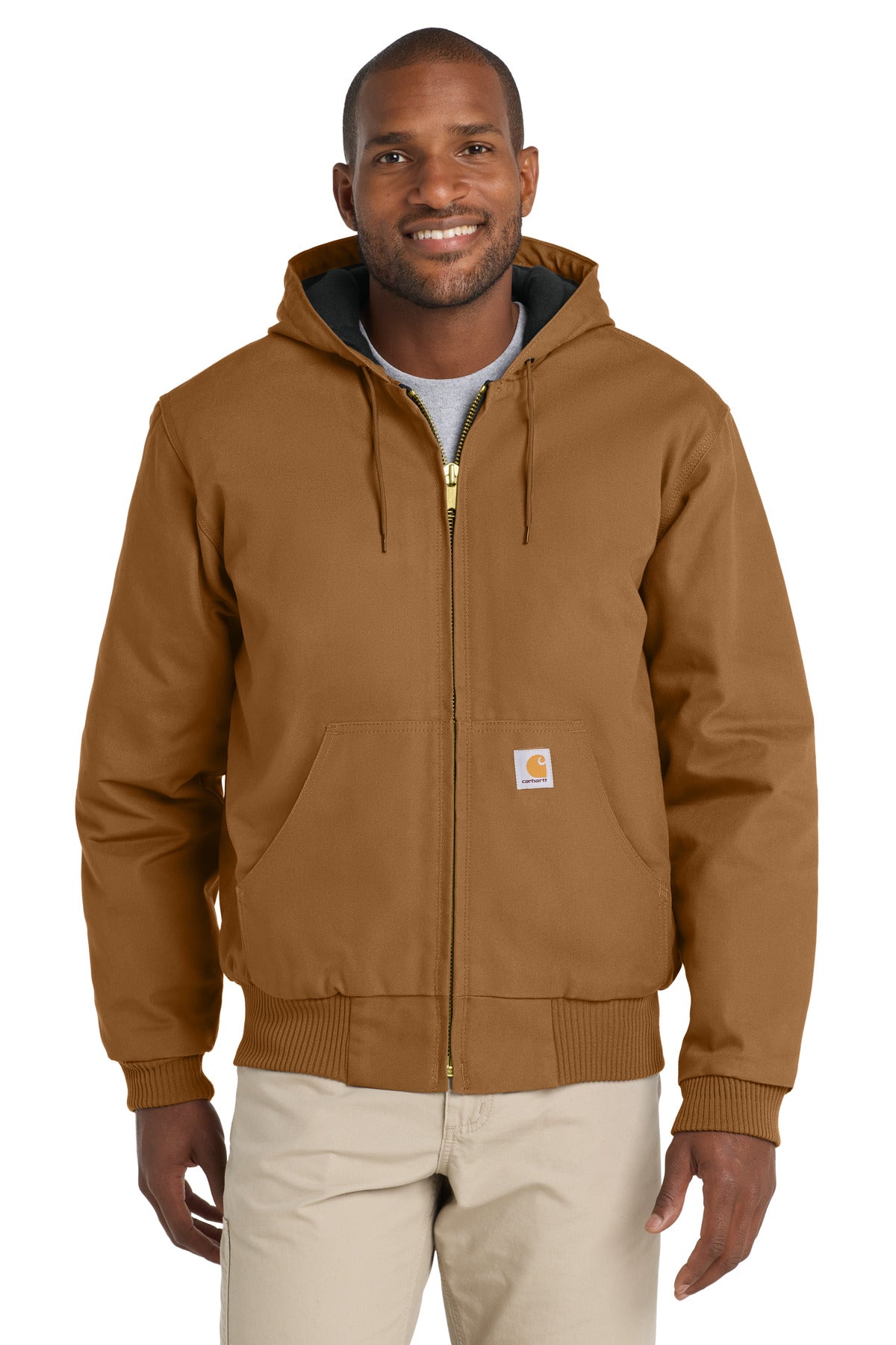 Carhartt ® Quilted-Flanne-Lined Duck Active Jac