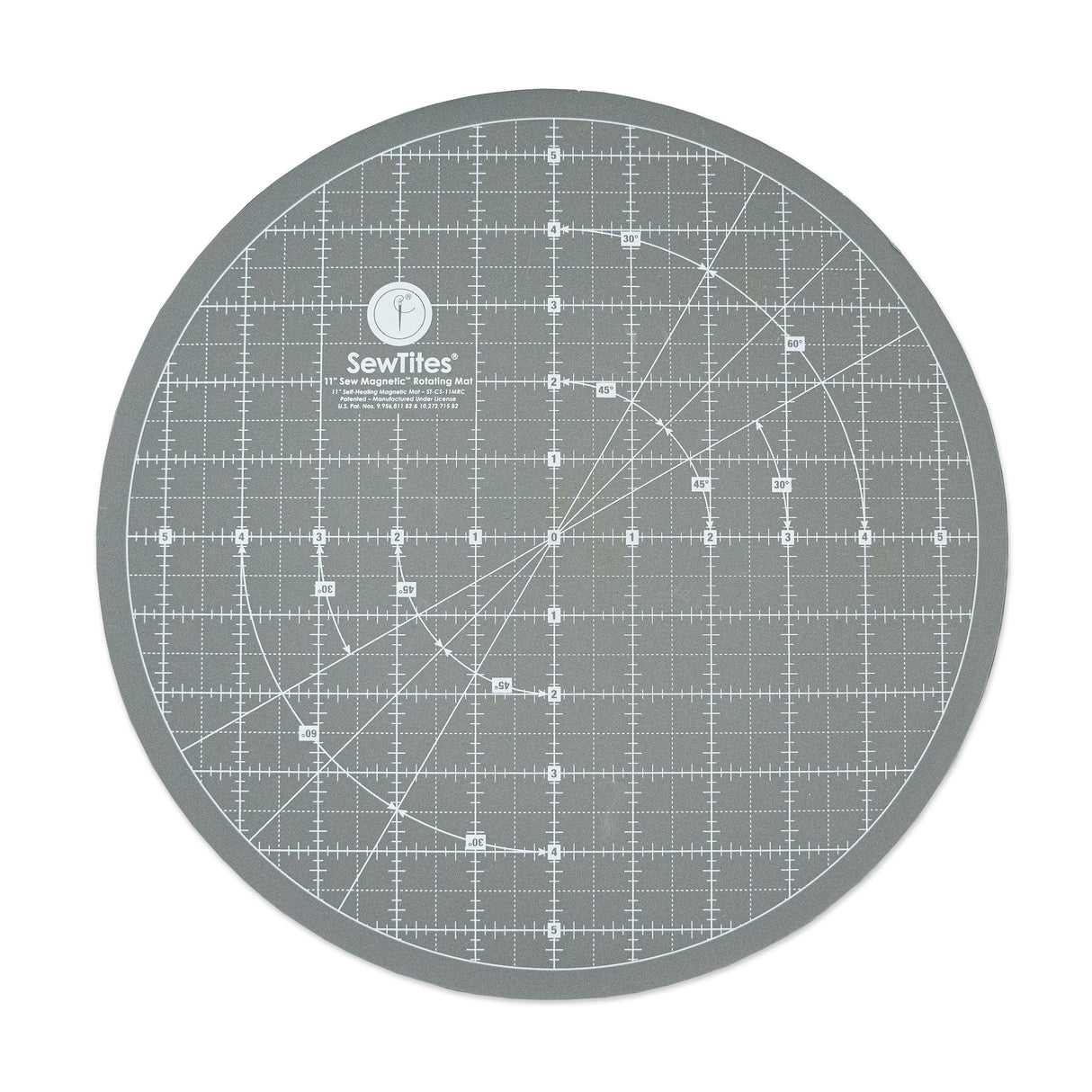 Sew Magnetic 11" Rotating Self-Healing Cutting Mat - Rotating Self-Healing Cutting Mat, 11" Diameter (1 Unit)