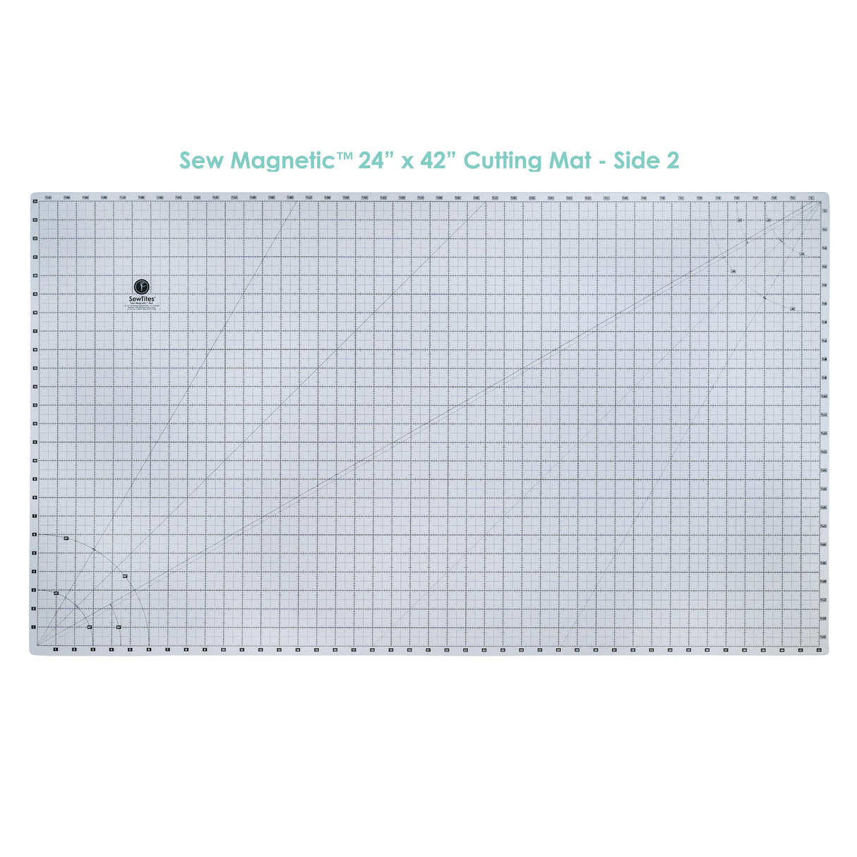 Sew Magnetic Self-Healing Cutting Mat - Double-Sided Magnetic Cutting Mat, 24" X 42" Width (1 Mat)