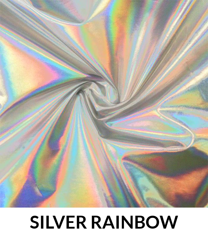Cyber Silver Woven Waterproof Windproof Polyester Spandex Fabric - Silver Metallic, Waterproof, Windproof