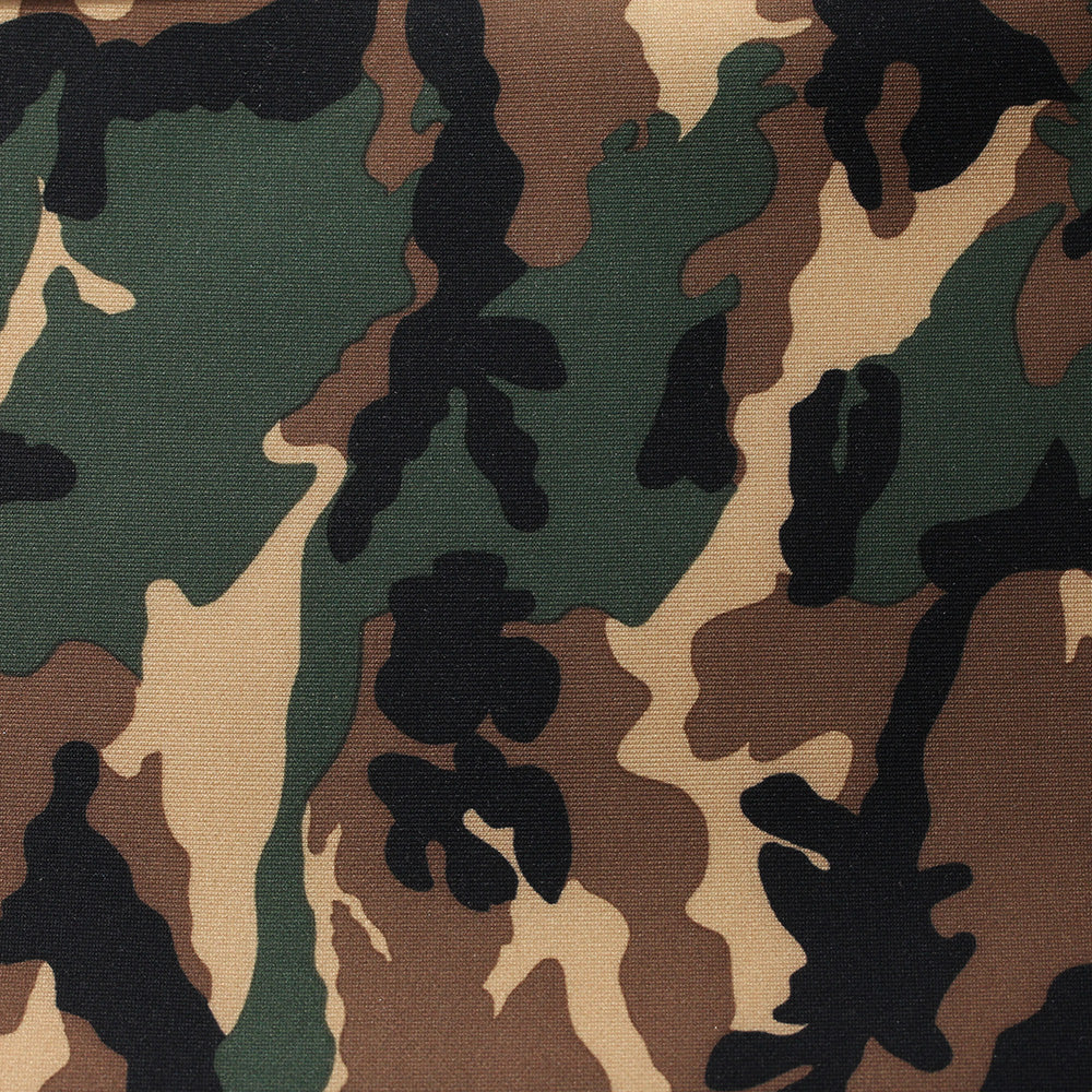 Sponge Athletic DK Prints Polyester Spandex Fabric - Assorted Camo, Tie-Dye, and Stripe Prints, 58-60" Width, 350 GSM (1 Yard)