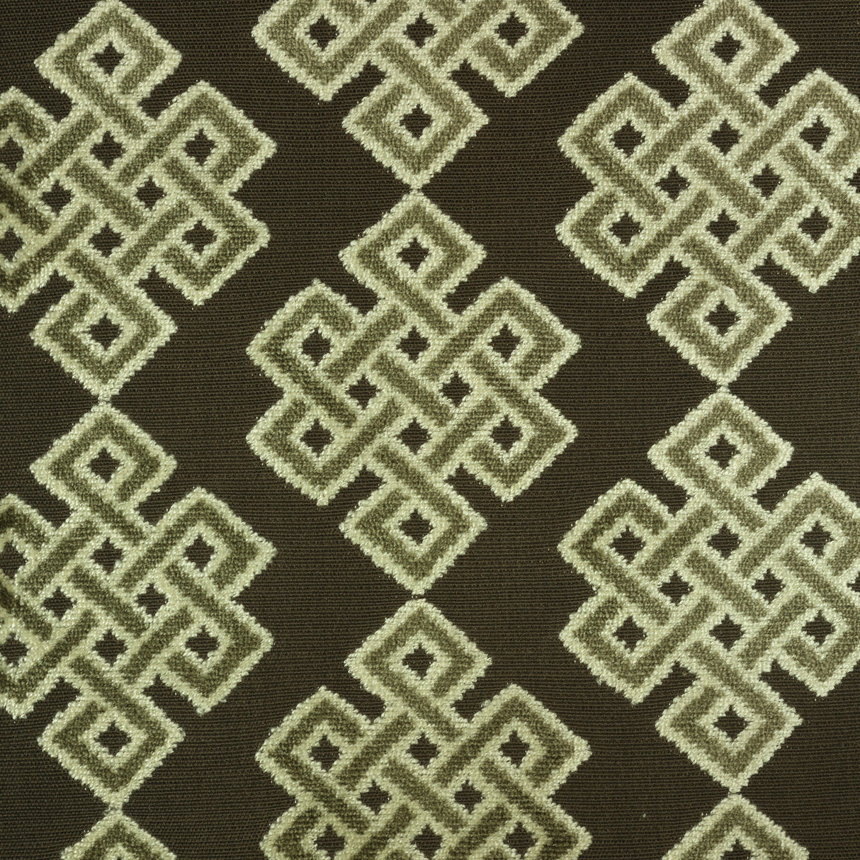 Cut Velvet Upholstery Fabric Carnaby Geometric Pattern