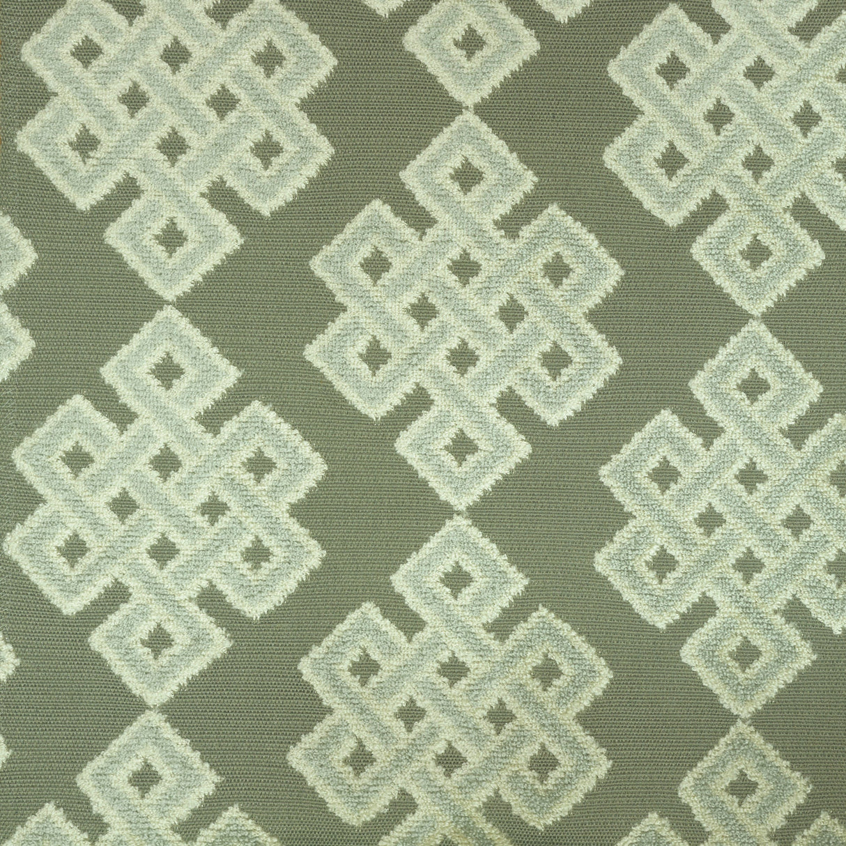 Cut Velvet Upholstery Fabric Carnaby Geometric Pattern