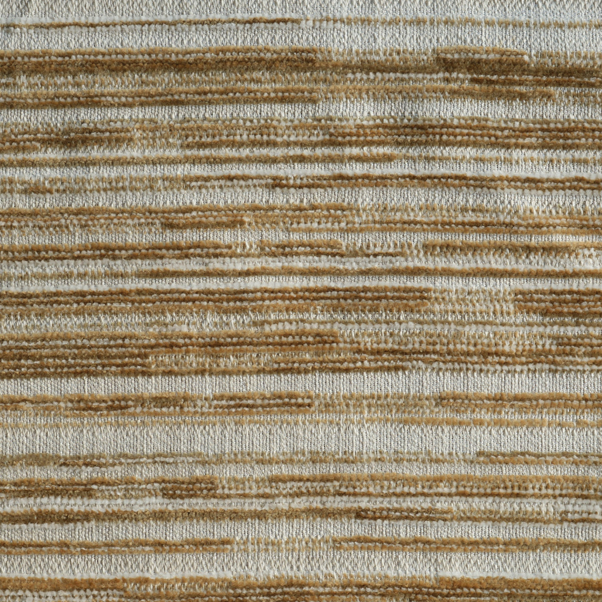 Chenille Upholstery Fabric Catalina Horizontal Stripes Texture by the Yard