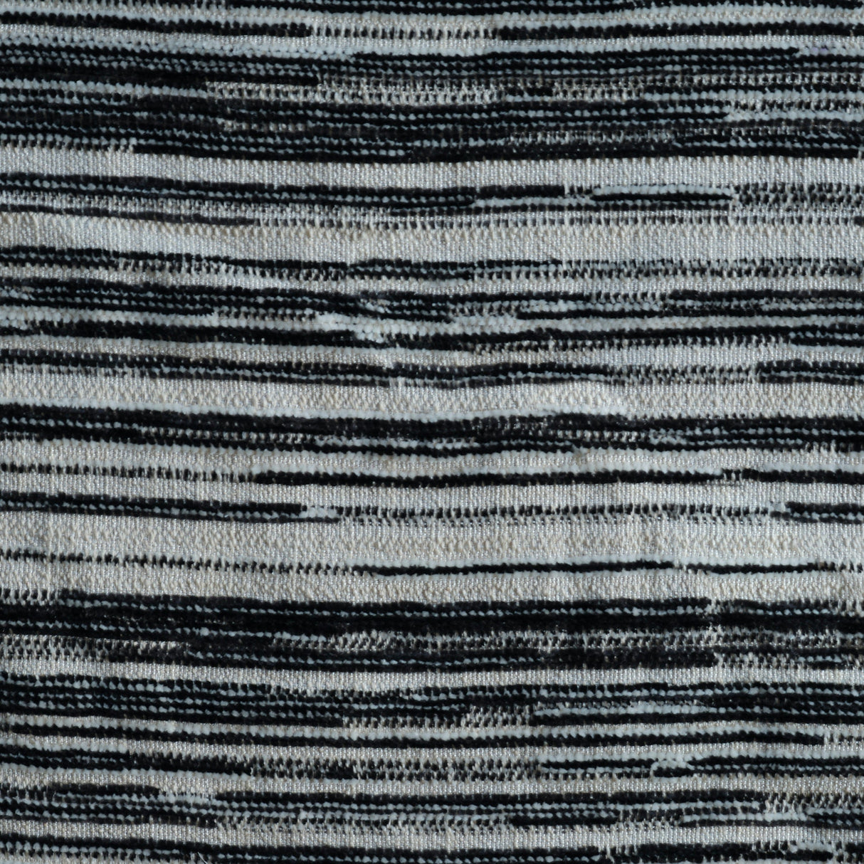 Chenille Upholstery Fabric Catalina Horizontal Stripes Texture by the Yard
